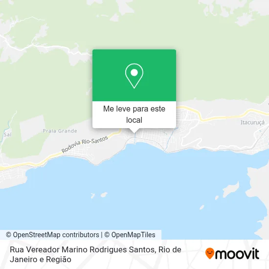Rua Vereador Marino Rodrigues Santos mapa