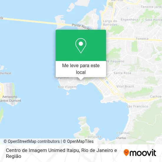 Centro de Imagem Unimed Itaipu mapa