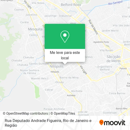 Rua Deputado Andrade Figueira mapa