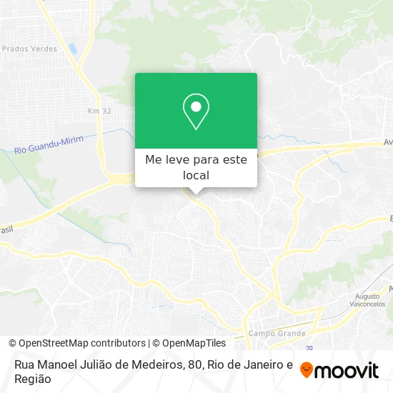 Rua Manoel Julião de Medeiros, 80 mapa