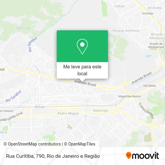 Rua Curitiba, 790 mapa
