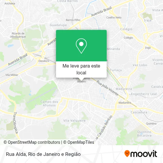 Rua Alda mapa