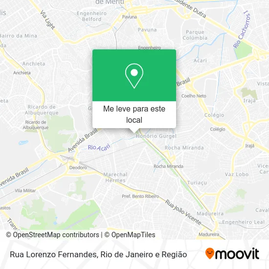 Rua Lorenzo Fernandes mapa