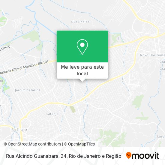 Rua Alcindo Guanabara, 24 mapa