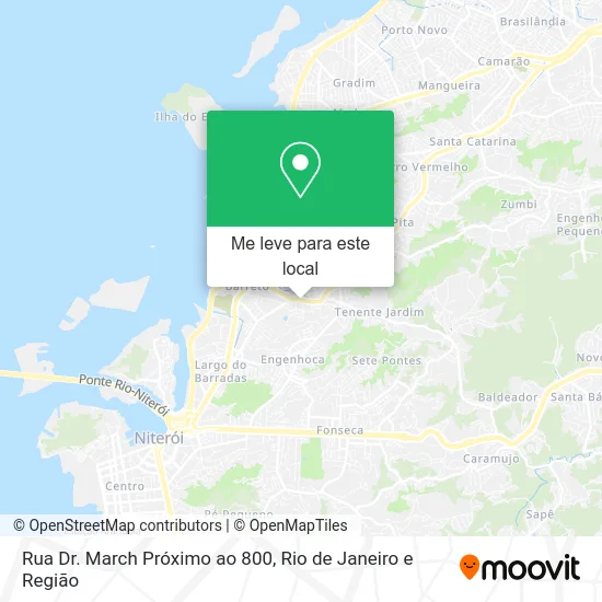 Rua Dr. March Próximo ao 800 mapa