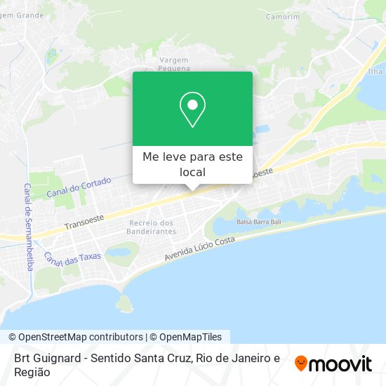 Brt Guignard - Sentido Santa Cruz mapa