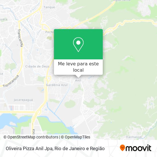 Oliveira Pizza Anil Jpa mapa