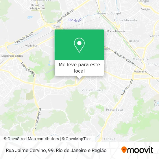 Rua Jaime Cervino, 99 mapa