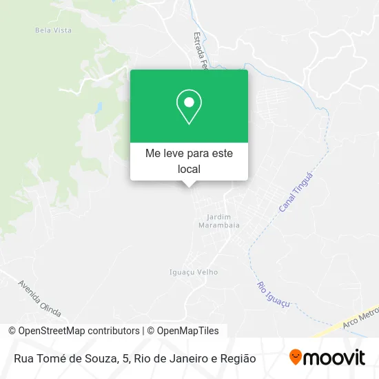 Rua Tomé de Souza, 5 mapa