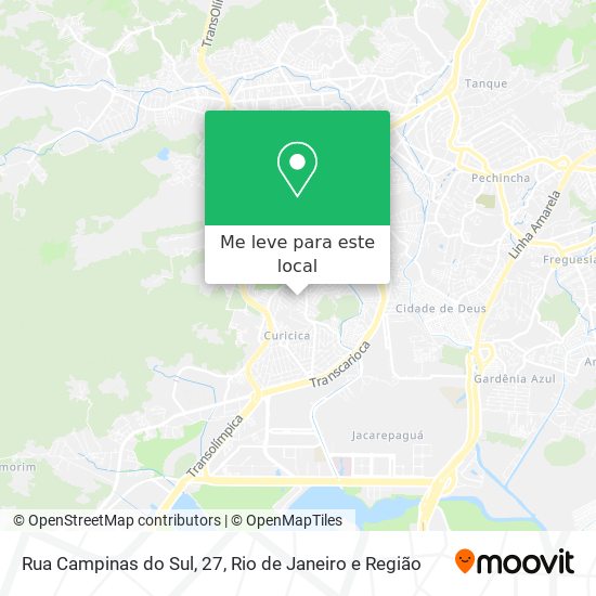 Rua Campinas do Sul, 27 mapa