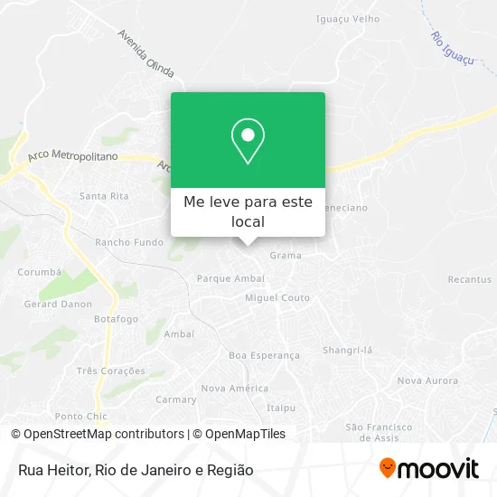 Rua Heitor mapa
