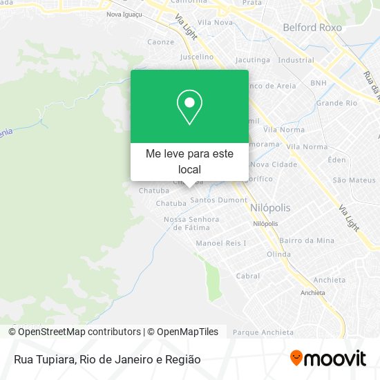 Rua Tupiara mapa