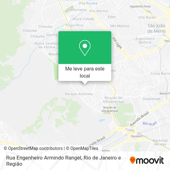 Rua Engenheiro Armindo Rangel mapa