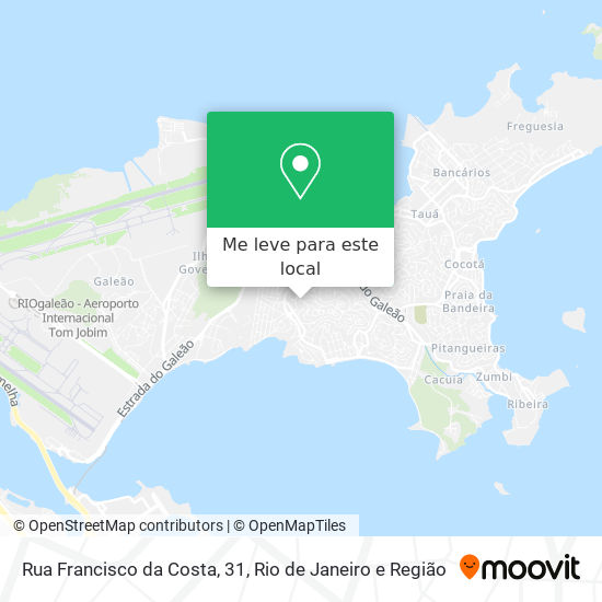 Rua Francisco da Costa, 31 mapa
