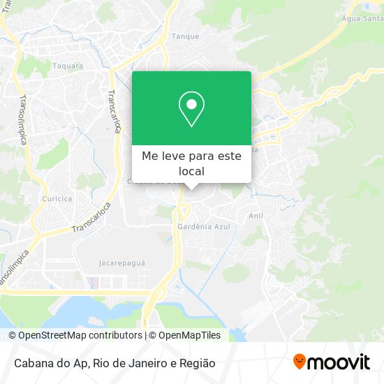 Cabana do Ap mapa