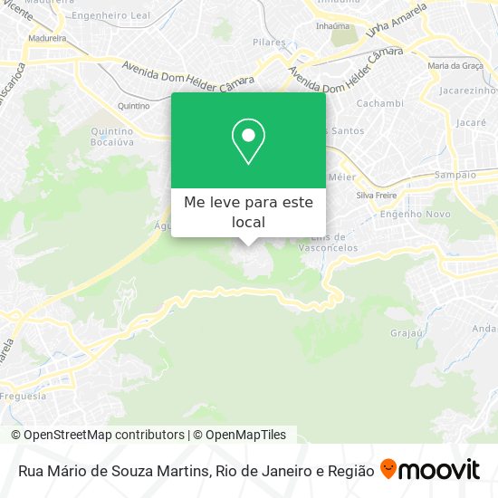 Rua Mário de Souza Martins mapa