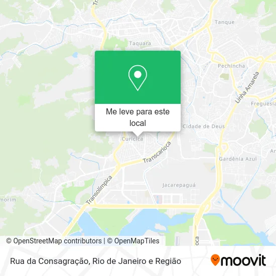 Rua da Consagração mapa