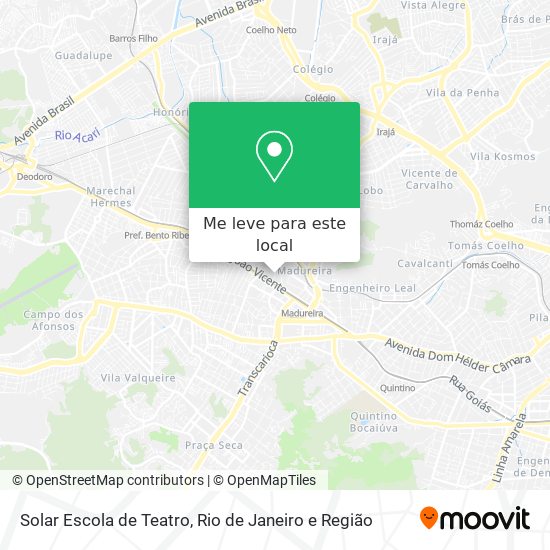 Solar Escola de Teatro mapa