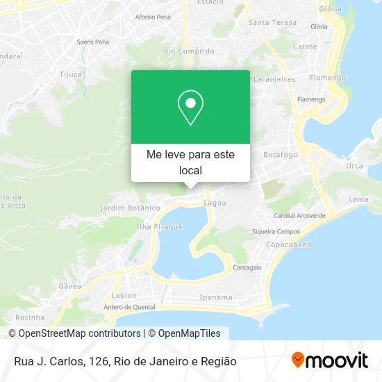 Rua J. Carlos, 126 mapa