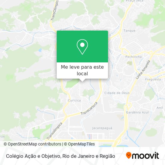 Colégio Ação e Objetivo mapa