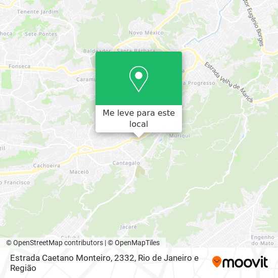Estrada Caetano Monteiro, 2332 mapa