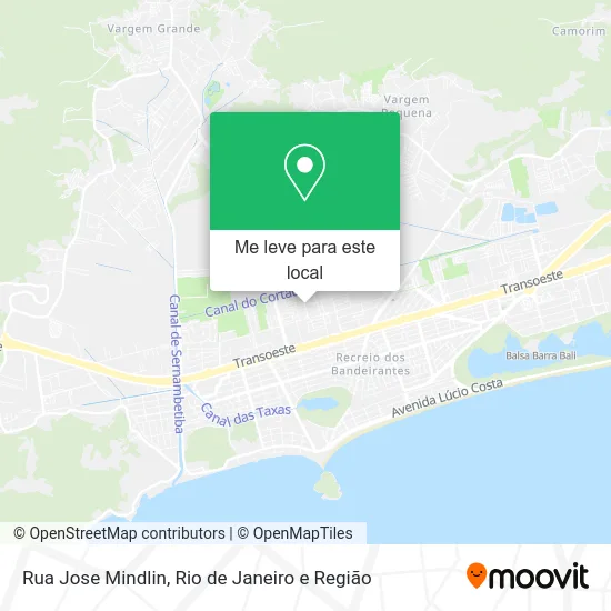 Rua Jose Mindlin mapa