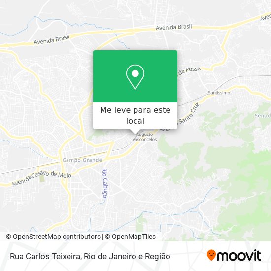 Rua Carlos Teixeira mapa