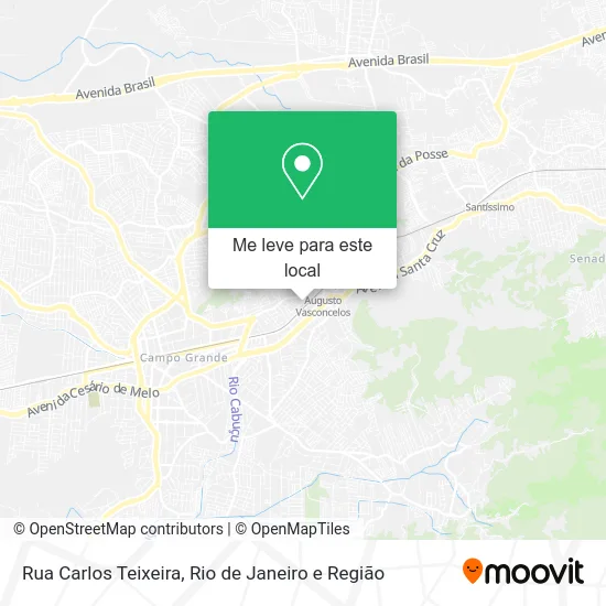 Rua Carlos Teixeira mapa