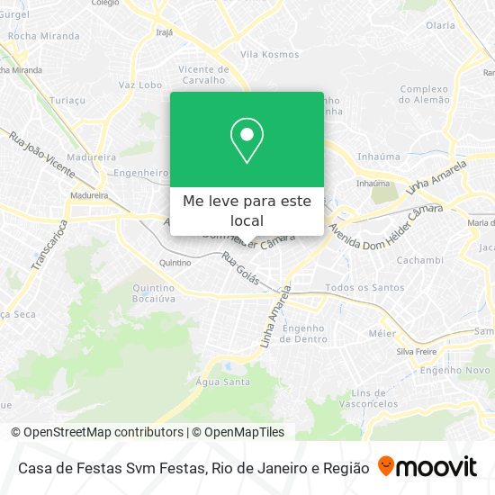 Casa de Festas Svm Festas mapa