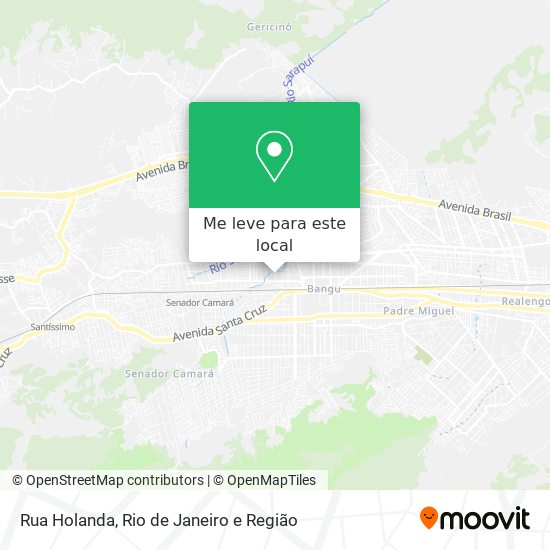 Rua Holanda mapa