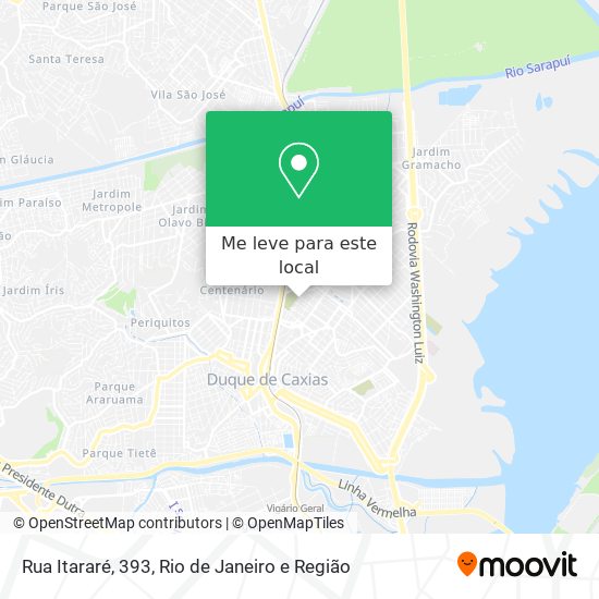 Rua Itararé, 393 mapa