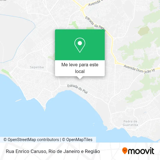 Rua Enrico Caruso mapa