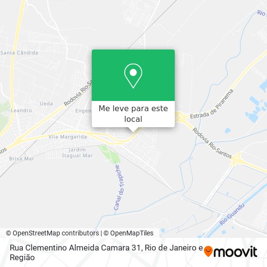 Rua Clementino Almeida Camara 31 mapa