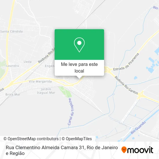 Rua Clementino Almeida Camara 31 mapa