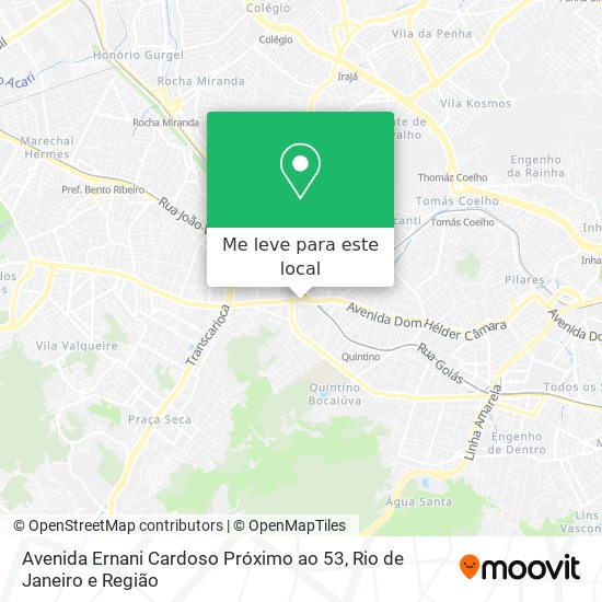 Avenida Ernani Cardoso Próximo ao 53 mapa