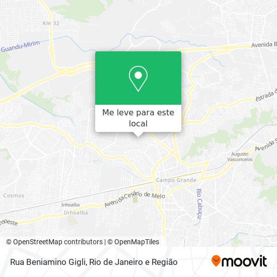 Rua Beniamino Gigli mapa