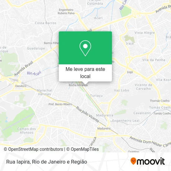 Rua Iapira mapa