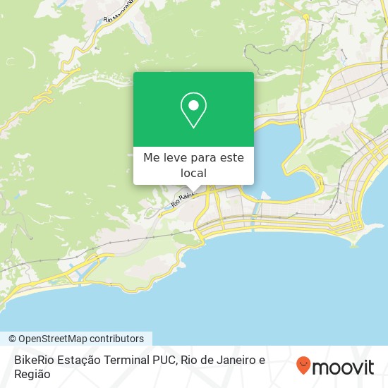 BikeRio Estação Terminal PUC mapa