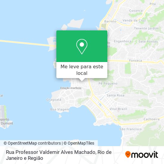 Rua Professor Valdemir Alves Machado mapa