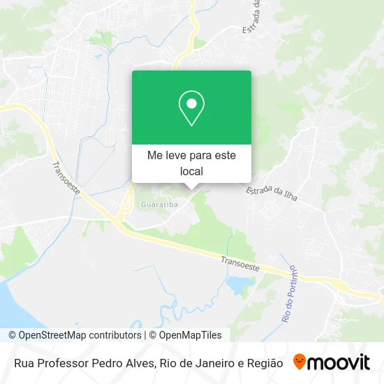 Rua Professor Pedro Alves mapa