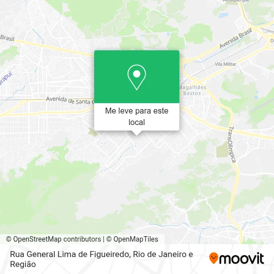 Rua General Lima de Figueiredo mapa