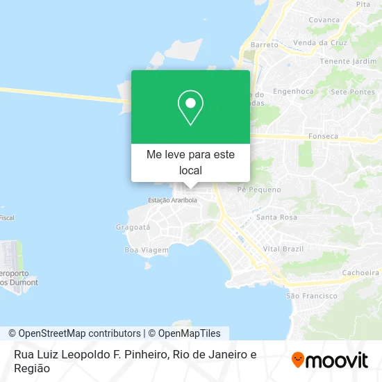 Rua Luiz Leopoldo F. Pinheiro mapa