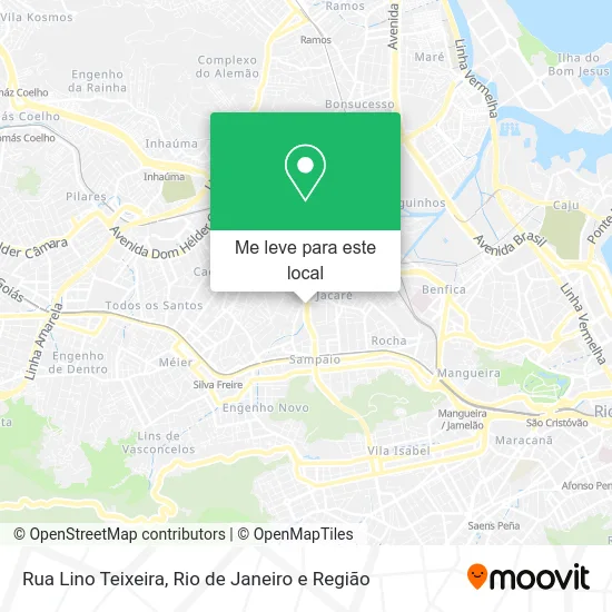 Rua Lino Teixeira mapa