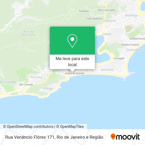 Rua Venâncio Flôres 171 mapa