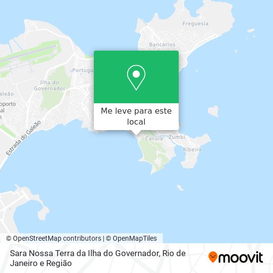 Sara Nossa Terra da Ilha do Governador mapa