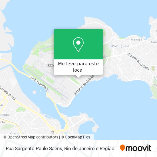 Rua Sargento Paulo Saens mapa