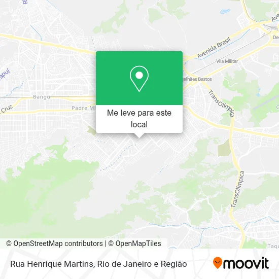 Rua Henrique Martins mapa