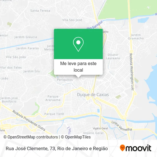 Rua José Clemente, 73 mapa