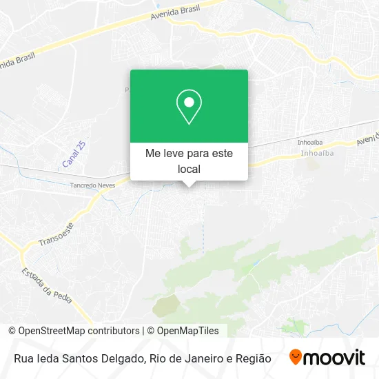 Rua Ieda Santos Delgado mapa