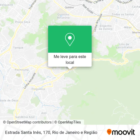 Estrada Santa Inês, 170 mapa